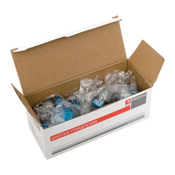 EKF Assembled Lamp XB4 Blue Lens