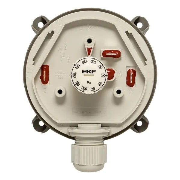 EKF Differential Pressure Switch RVG-10-200 - Durable Plastic - Black 3
