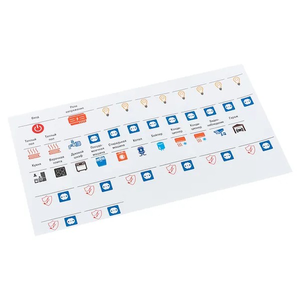 EKF Modular Sticker Set Medium - Adhesive Film - White 2