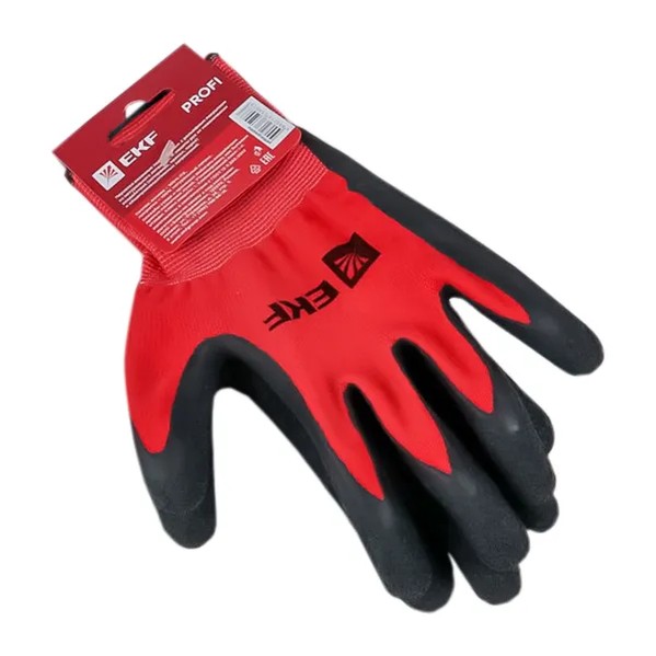 EKF Gloves Polyester Red 4