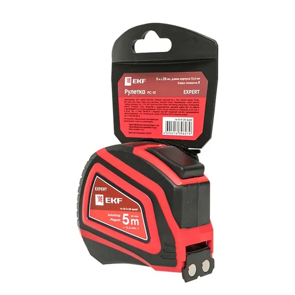 EKF Measuring Tape Steel Black 3