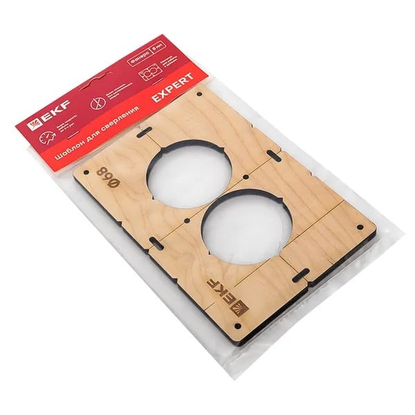 EKF Template for Flush-mounted Boxes - Plywood - Natural