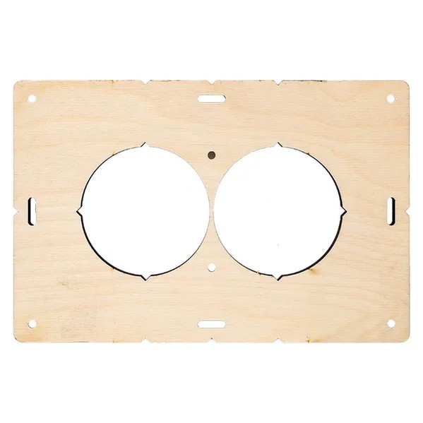 EKF Template for Flush-mounted Boxes - Plywood - Natural 4