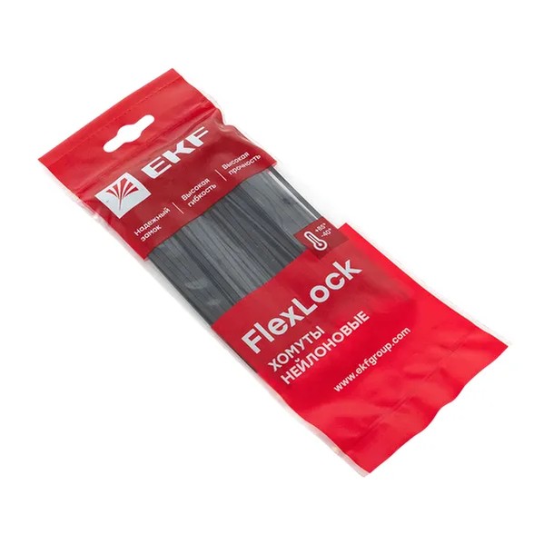 EKF FlexLock Clamp Nylon 6.6 Black 2