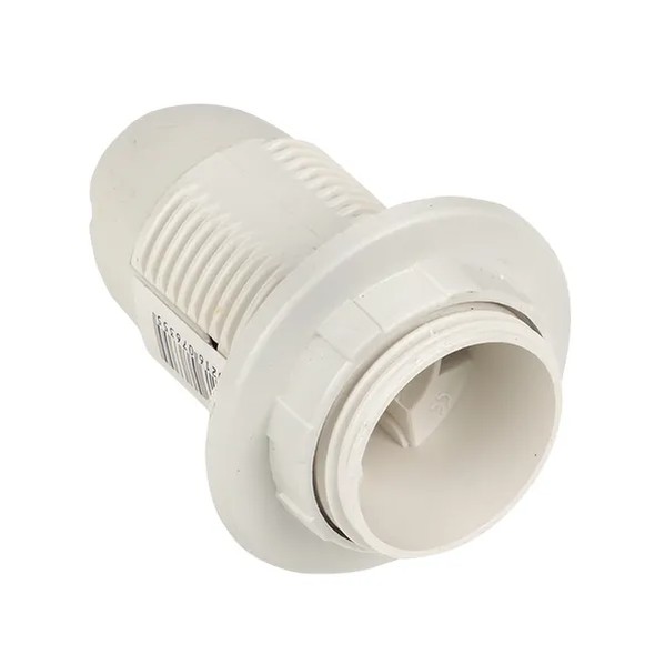 EKF Socket E14 Plastic White 1