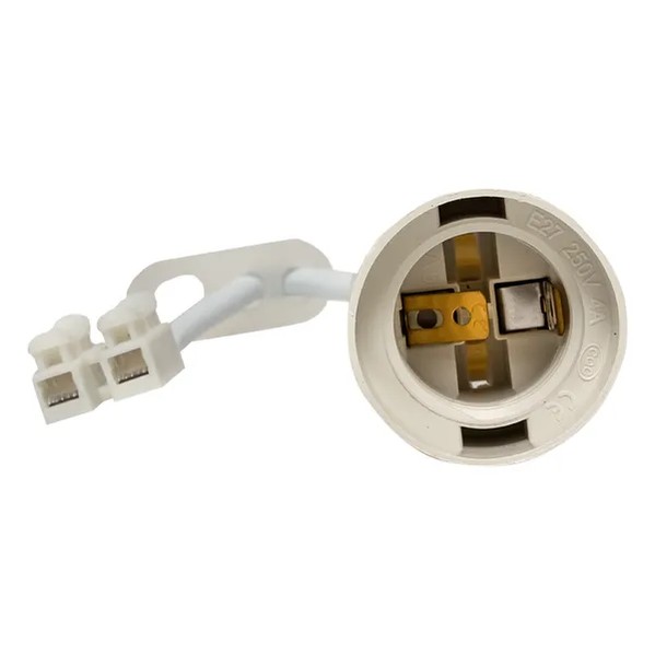 EKF Suspended Socket White Plastic