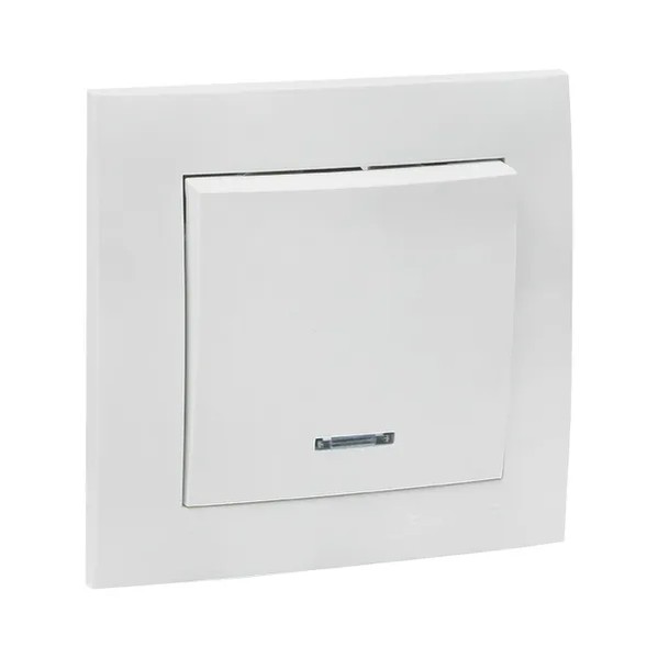 EKF Valencia Switch 1-Key 10A White 1
