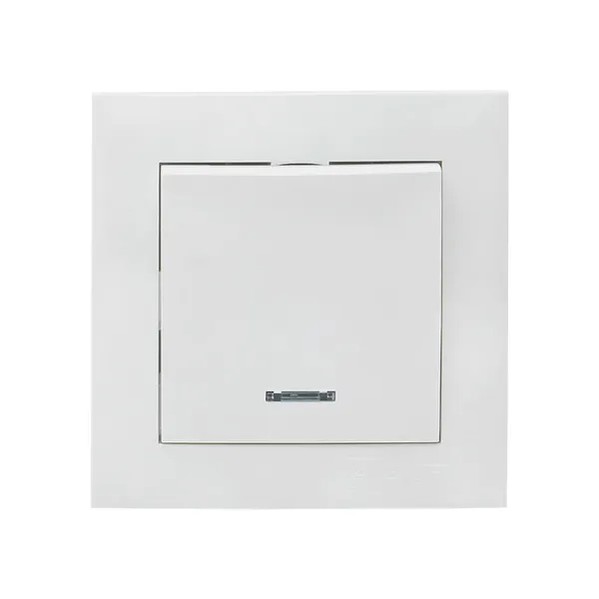 EKF Valencia Switch 1-Key 10A White 4
