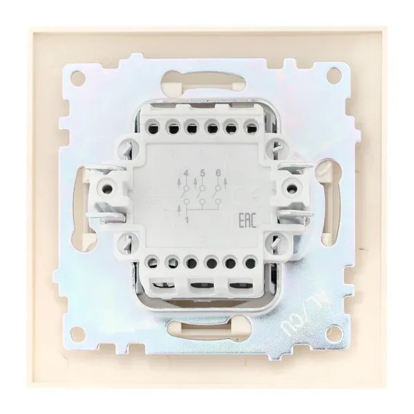 EKF Valencia Switch 3-key Cream Polycarbonate 6
