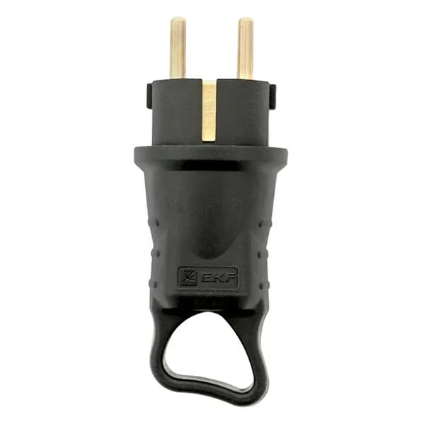 EKF Rubber Plug Black Thermoplastic 1