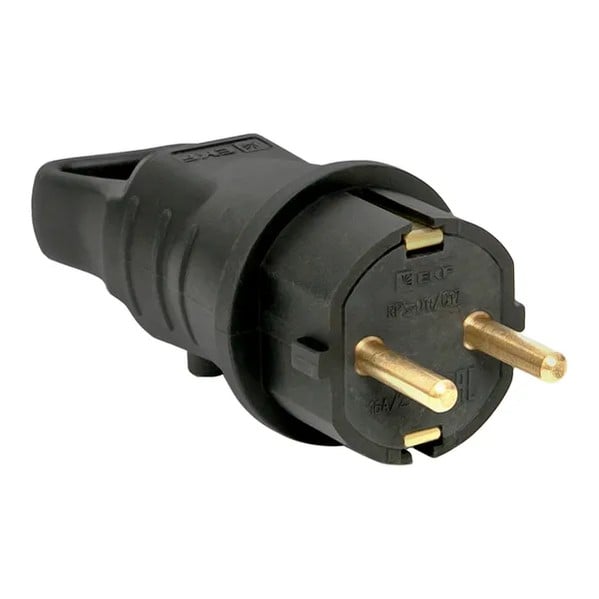 EKF Rubber Plug Black Thermoplastic 3