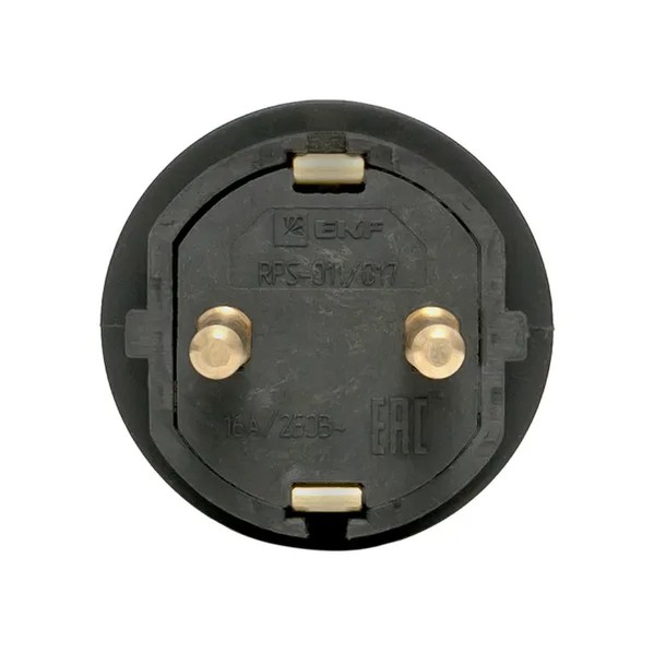 EKF Rubber Plug Black Thermoplastic 5