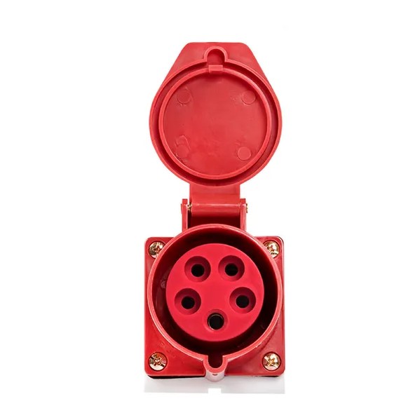 EKF Socket Red Plastic 16A
