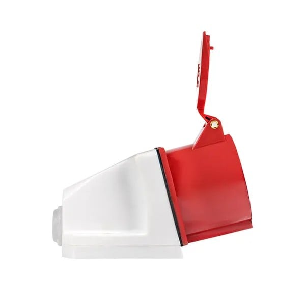 EKF Socket Red Plastic 16A 6