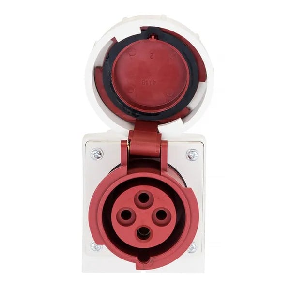 EKF Stationary Outdoor Socket Plastic Red
