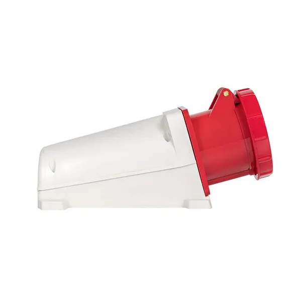 EKF Socket Red Plastic 63A 1