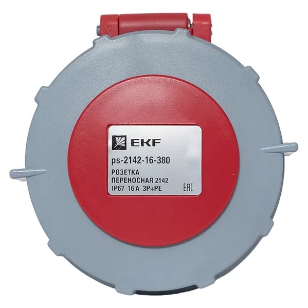 EKF Portable Socket Red Plastic 4
